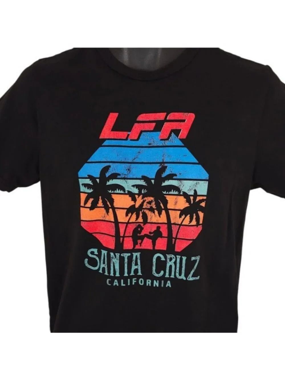 LFA T Shirt Mens Size Small Black Legacy Fighting Alliance Santa Cruz MMA